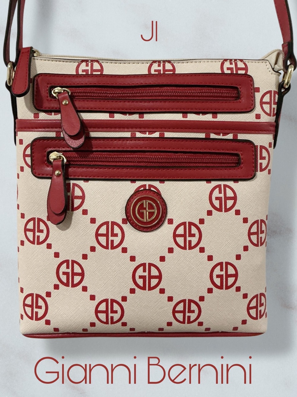 GIANI BERNINI Faux Leather Crossbody Bag NWOT